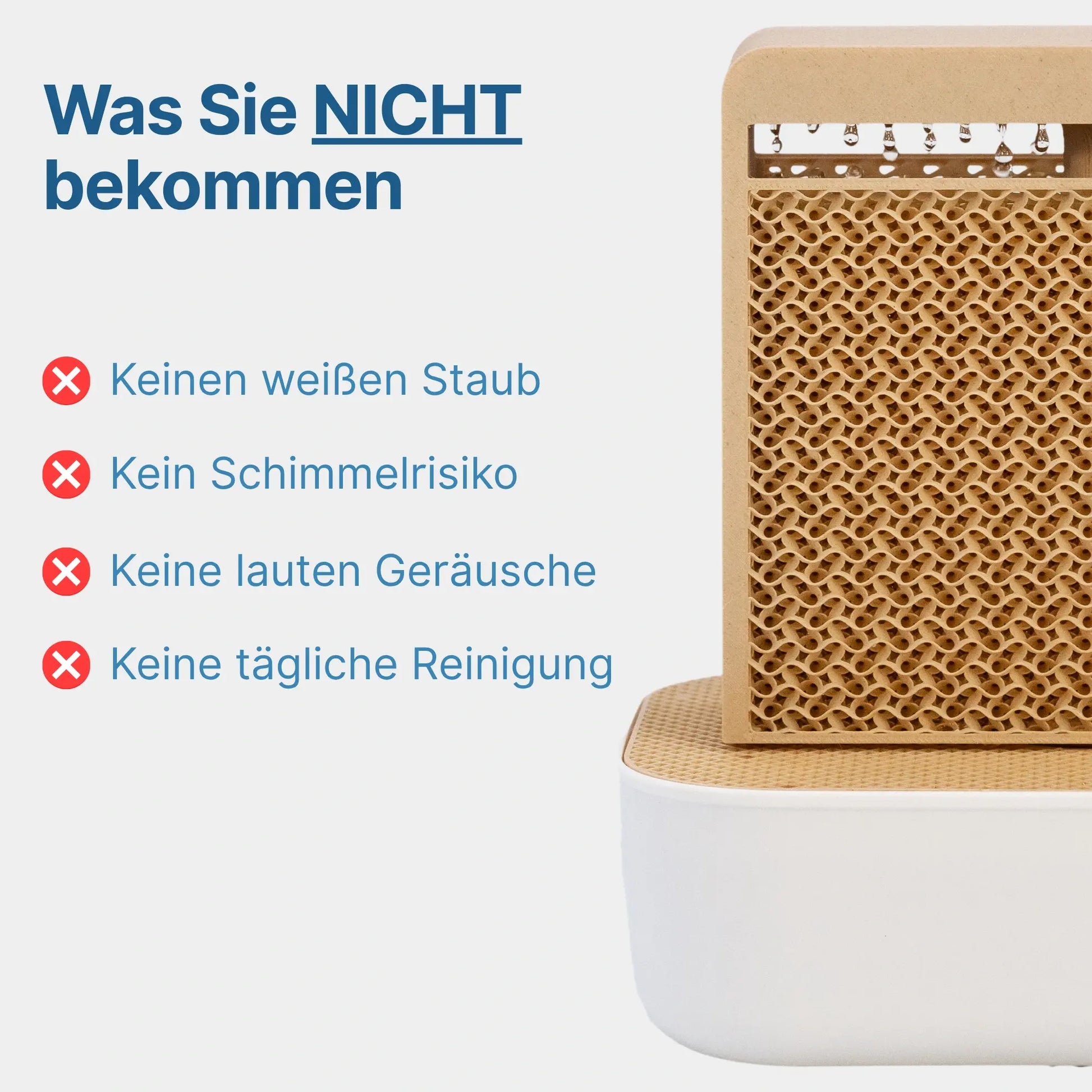 SalinoVatis Aura Mini-Saline in Bambus, Detailansicht des Gradierturms